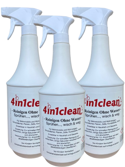 4in1clean 3x1L komplet